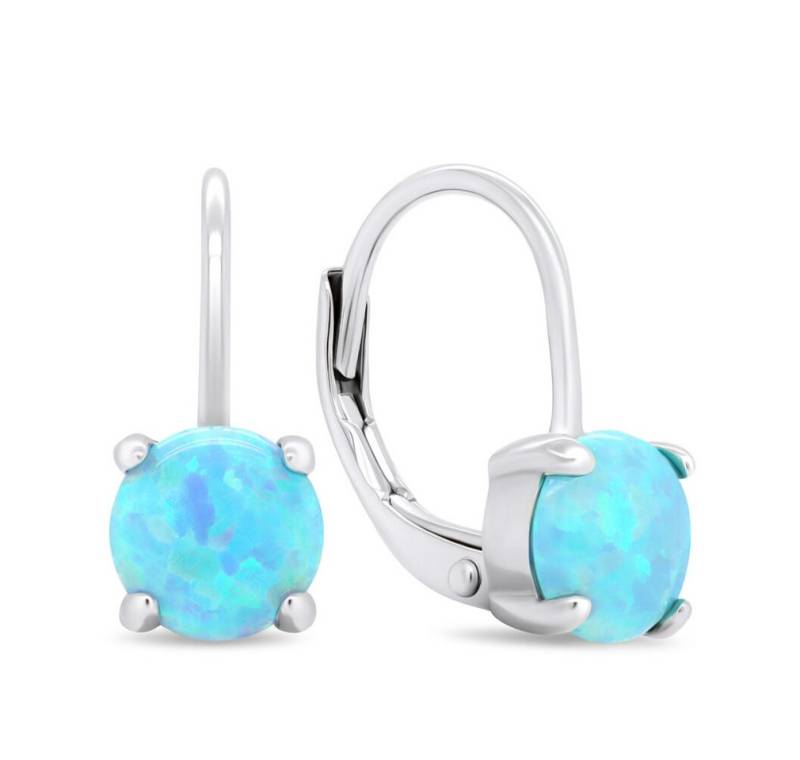 Brilio Silver Ohrring-Set Charmante Silberohrringe mit synthetischen Opalen EA370WLB von Brilio Silver