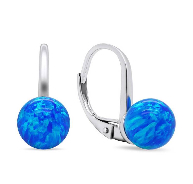 Brilio Silver Ohrring-Set Charming silver earrings with synthetic opals EA681WB von Brilio Silver