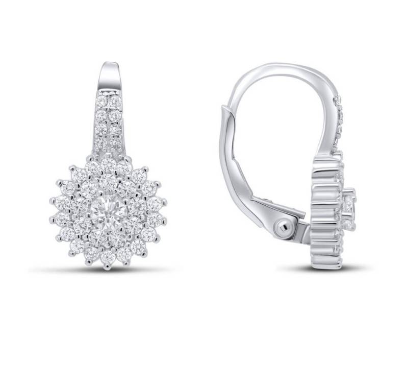 Brilio Silver Ohrring-Set Charming silver earrings with zircons EA54 von Brilio Silver