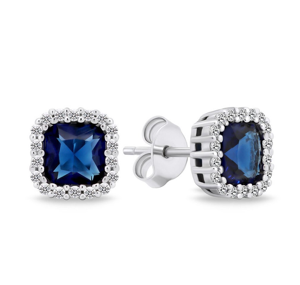 Brilio Silver Ohrring-Set Dazzling silver earrings with zircons EA600WB von Brilio Silver