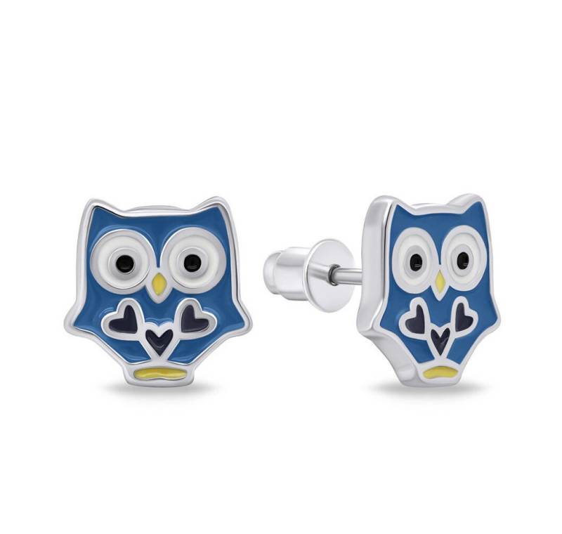 Brilio Silver Ohrring-Set Decent silver earrings Sova EA711WB von Brilio Silver