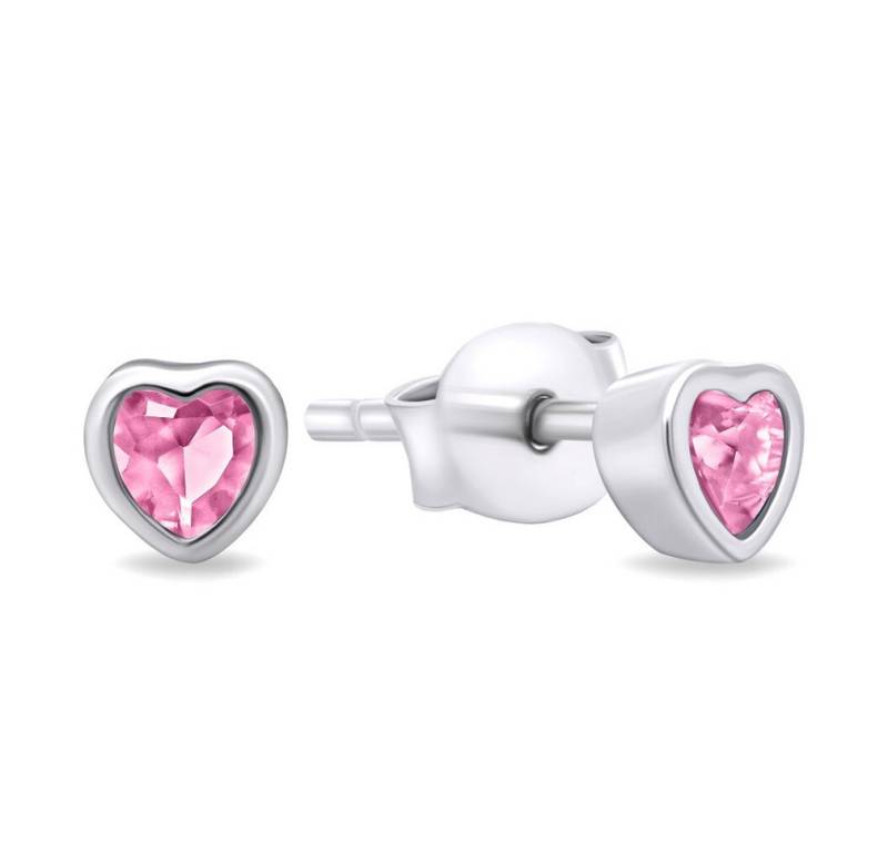 Brilio Silver Ohrring-Set Delicate silver earrings with zircons Hearts EA599WP von Brilio Silver