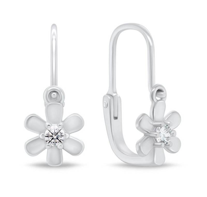 Brilio Silver Ohrring-Set Design Mädchen Silber Ohrringe Blumen EA193W von Brilio Silver