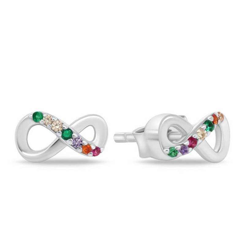 Brilio Silver Ohrring-Set Dezente Silber-Ohrringe Infinity EA902W von Brilio Silver