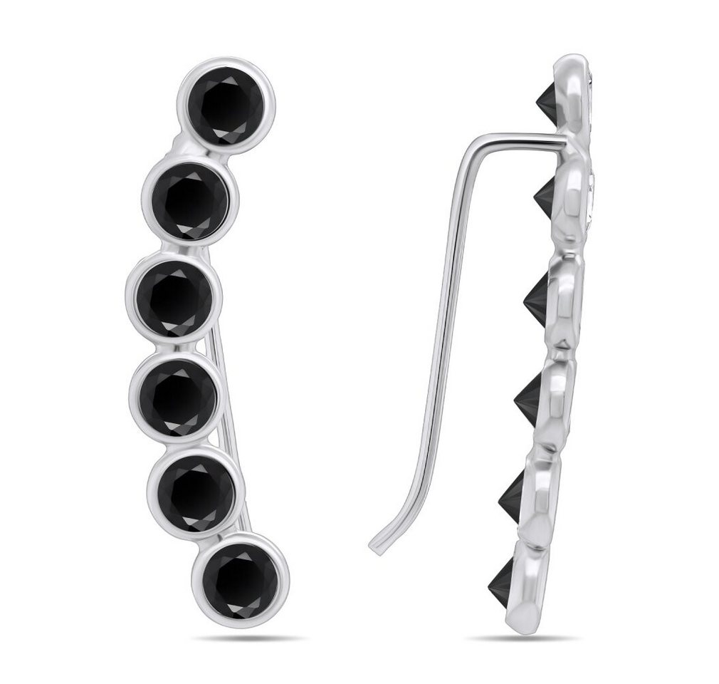 Brilio Silver Ohrring-Set EA222WBC Funkelnde lange Silberohrringe von Brilio Silver