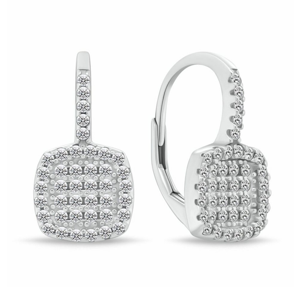 Brilio Silver Ohrring-Set Fancy silver earrings with zircons EA341W von Brilio Silver