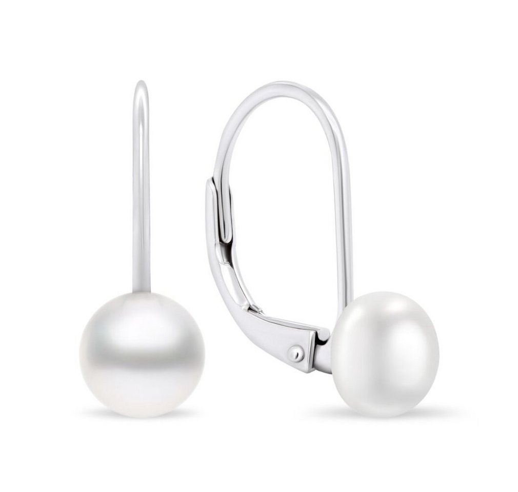 Brilio Silver Ohrring-Set Fine silver earrings with pearls EA409W/410/411 - Diameter: 0.7 cm von Brilio Silver