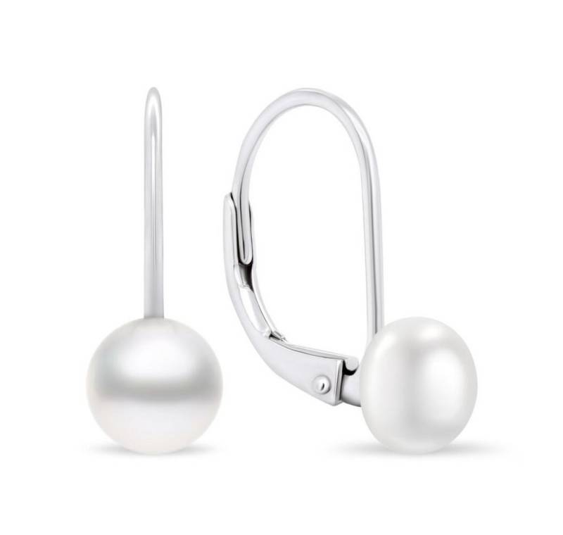 Brilio Silver Ohrring-Set Fine silver earrings with pearls EA409W/410/411 - Diameter: 0.7 cm von Brilio Silver
