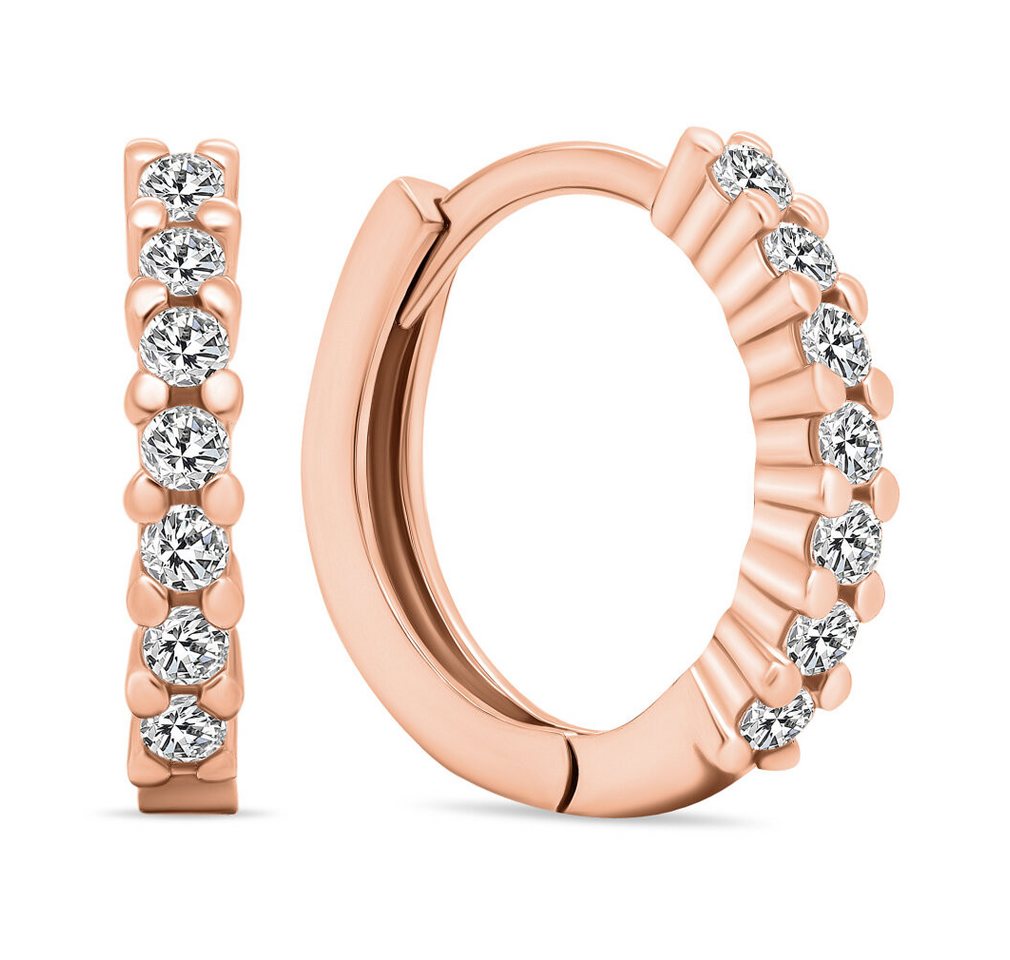 Brilio Silver Ohrring-Set Funkelnde Bronze-Ohrringe mit Zirkonen EA665R von Brilio Silver