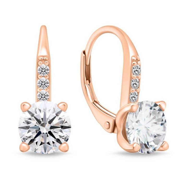 Brilio Silver Ohrring-Set Funkelnde Bronze-Ohrringe mit Zirkonen EA943R von Brilio Silver