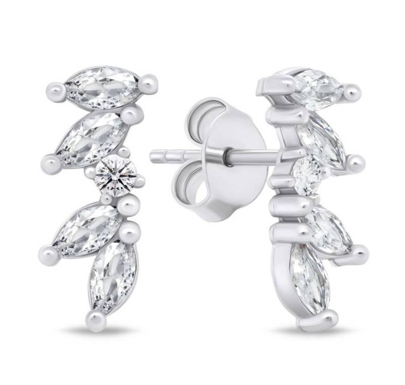 Brilio Silver Ohrring-Set Funkelnde Silberohrringe mit Zirkonen EA796W von Brilio Silver