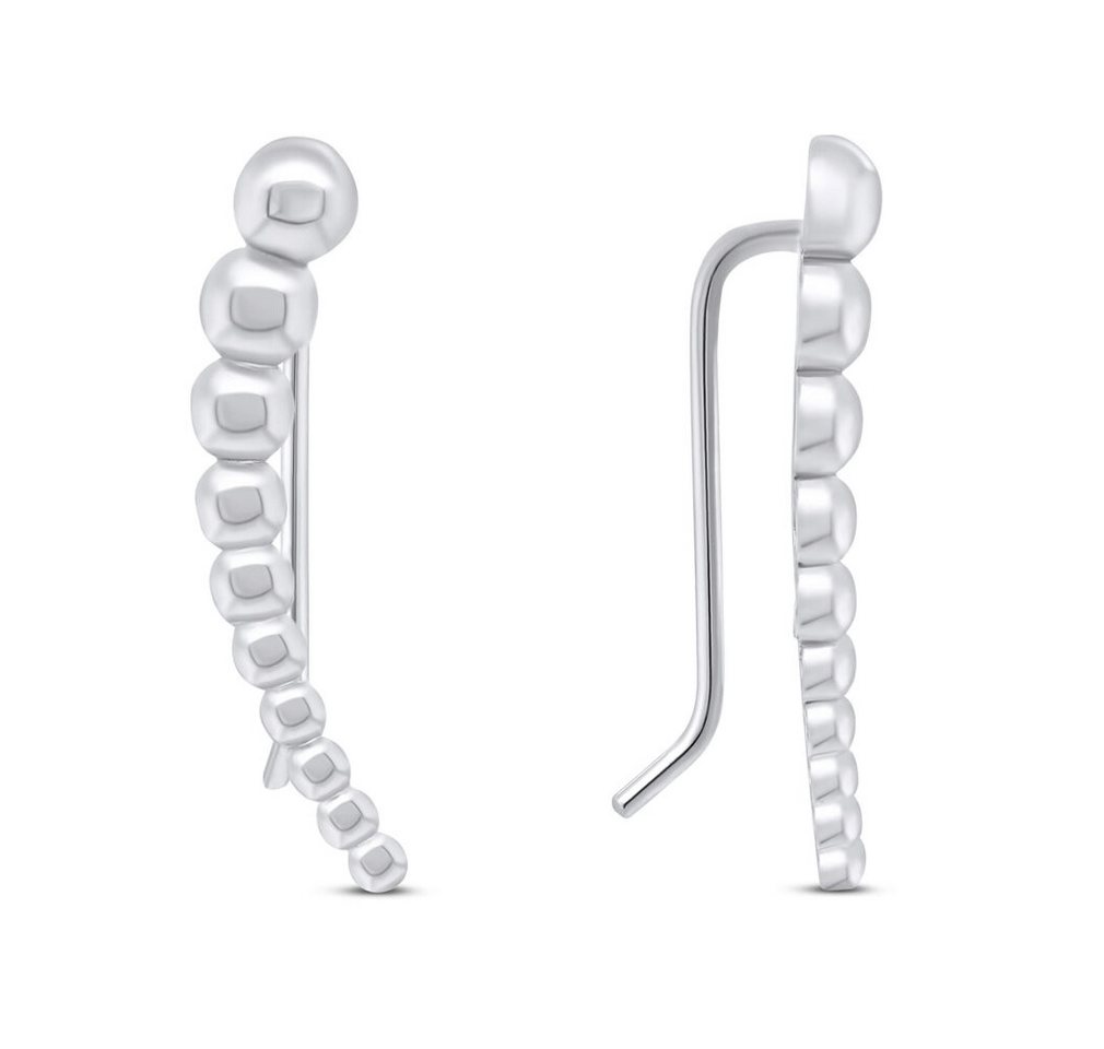 Brilio Silver Ohrring-Set Minimalist longitudinal silver earrings EA80W von Brilio Silver