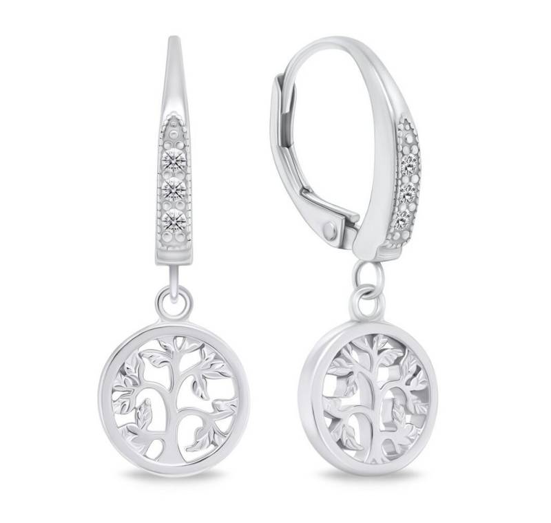 Brilio Silver Ohrring-Set Mode Ohrringe Baum des Lebens EA740W von Brilio Silver