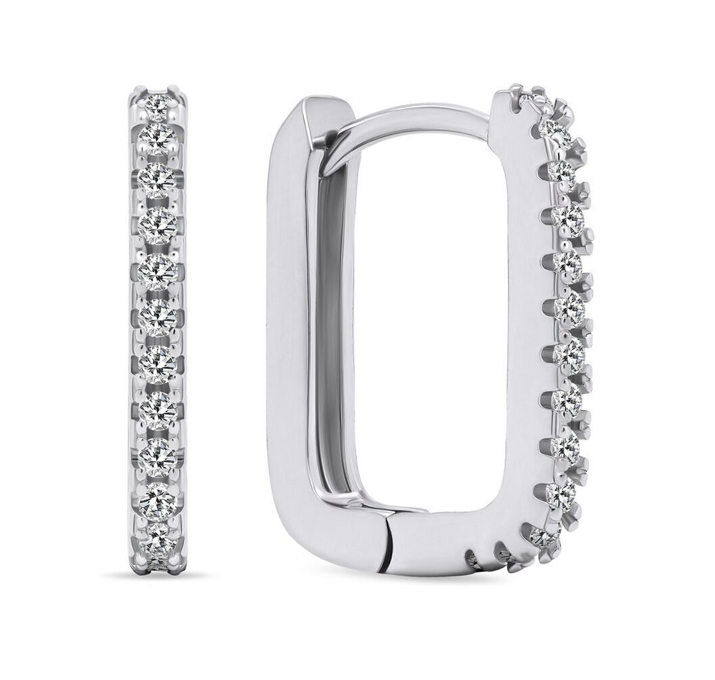 Brilio Silver Ohrring-Set Modern silver earrings with zircons EA637W von Brilio Silver