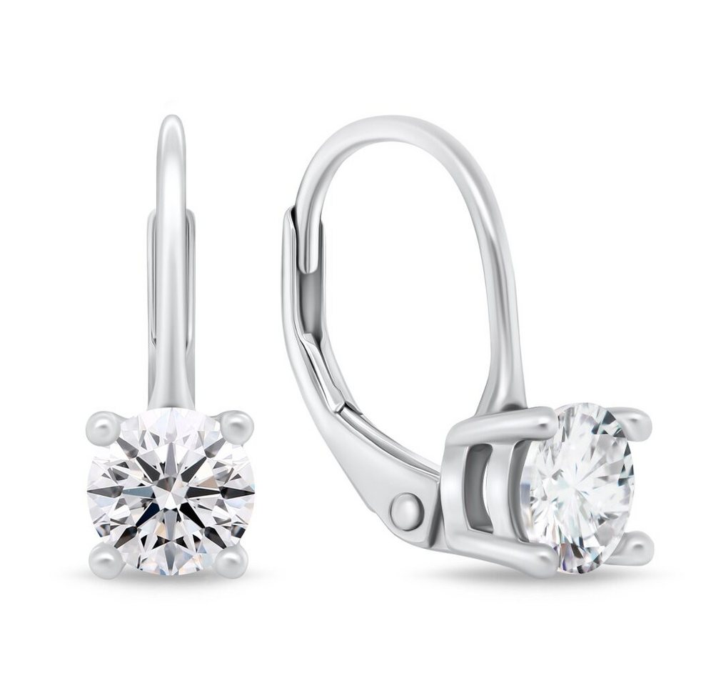 Brilio Silver Ohrring-Set Modische Silberohrringe mit Zirkonen EA116W von Brilio Silver