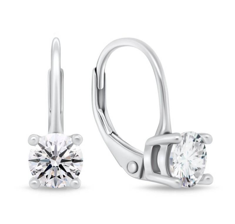 Brilio Silver Ohrring-Set Modische Silberohrringe mit Zirkonen EA116W von Brilio Silver