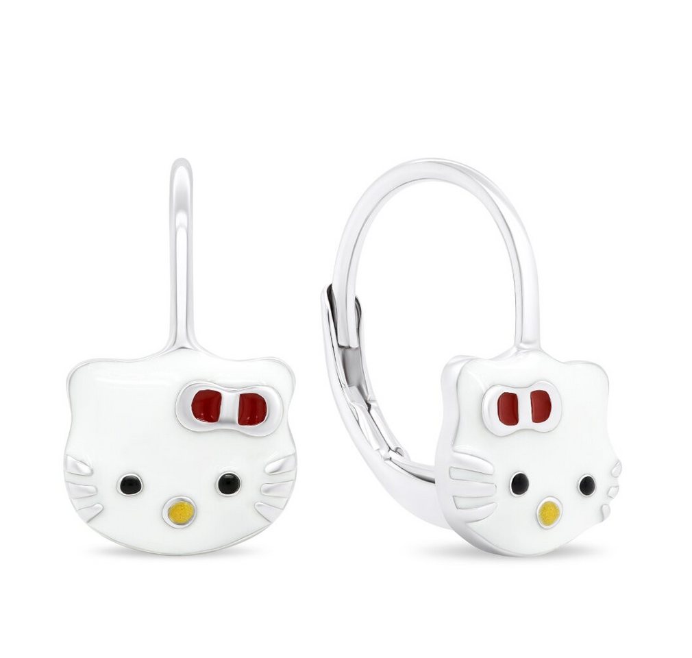Brilio Silver Ohrring-Set Niedliche silberne Ohrringe Cats EA437W von Brilio Silver