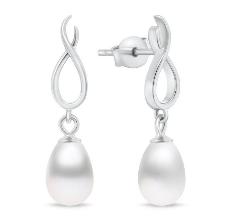 Brilio Silver Ohrring-Set Original Silberohrringe mit Perle EA897W von Brilio Silver