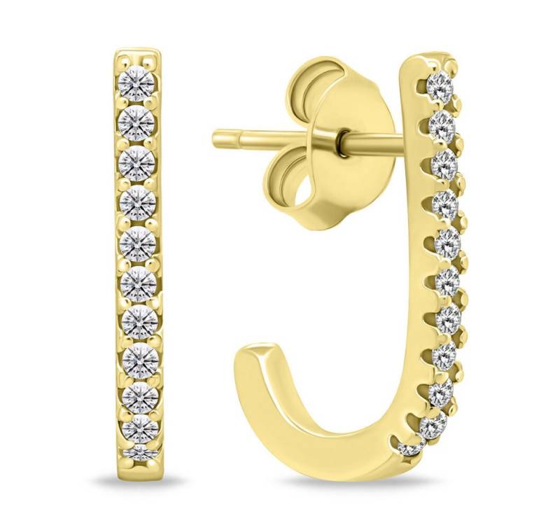 Brilio Silver Ohrring-Set Original gold-plated earrings with zircons EA618Y von Brilio Silver