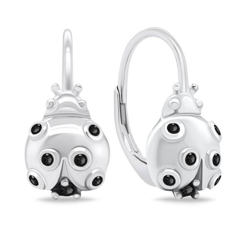 Brilio Silver Ohrring-Set Playful silver dangle earrings Ladybugs EA701WBC von Brilio Silver