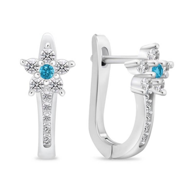 Brilio Silver Ohrring-Set Schöne Silberohrringe mit Zirkonen EA1005WAQ von Brilio Silver