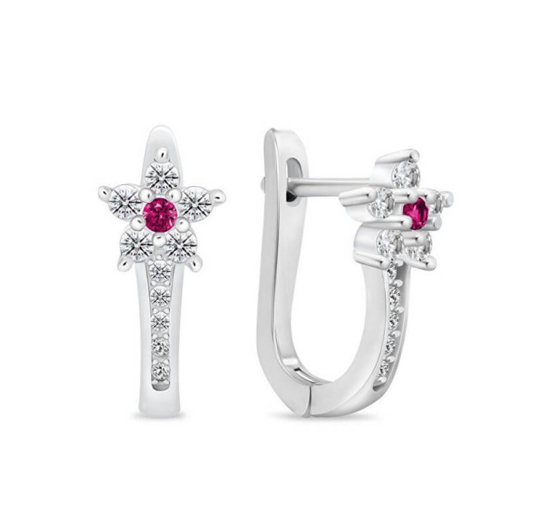 Brilio Silver Ohrring-Set Schöne Silberohrringe mit Zirkonen EA1005WR von Brilio Silver