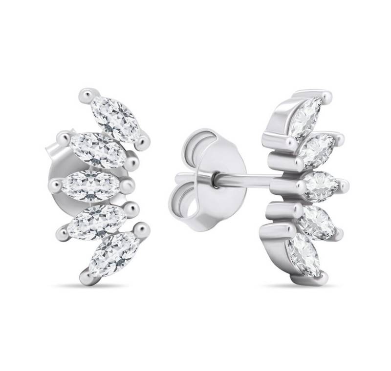 Brilio Silver Ohrring-Set Unmissable silver earrings with clear zircons EA596W von Brilio Silver