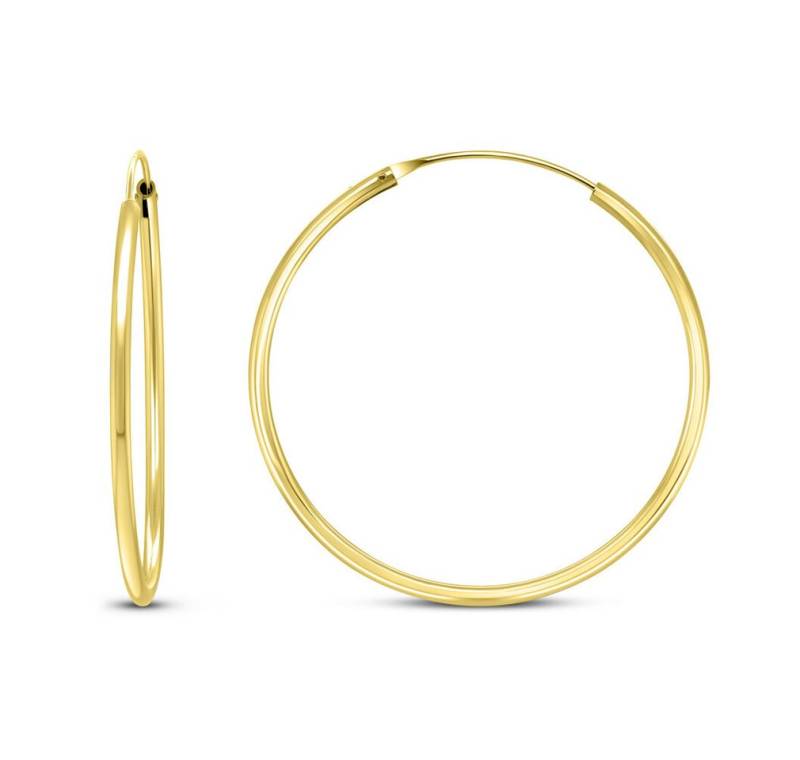 Brilio Silver Ohrring-Set Zeitlose vergoldete Ohrringe EA020Y - Durchmesser: 3 cm von Brilio Silver