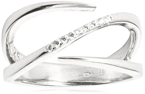 Brilio Silver Original Silberring mit klaren Zirkonen RI097W - Circuit: 56 mm sBS3610-56 Marke, Estándar, Nicht-Edelmetall, Kein Edelstein von Brilio Silver