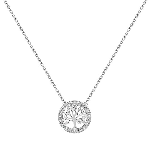 Brilio Halskette Fashion Silver Necklace Tree of Life NCL28W sBS1380 Marke, Estándar, Metall, Kein Edelstein von Brilio