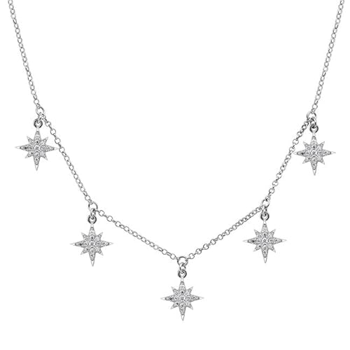 Brilio Halskette Fashion Silver Necklace with Zircons NCL20W sBS1265 Marke, Estándar, Metall, Kein Edelstein von Brilio