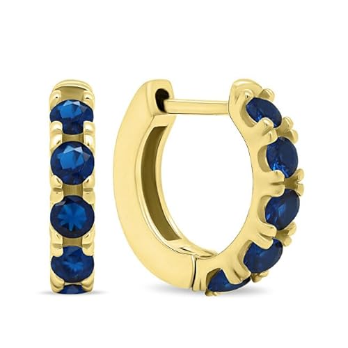 Brilio Ring Small Gold Plattiert Ringe mit blauen Zirkonen EA481YB sBS2063 Marke, Estándar, Metall, Kein Edelstein von Brilio