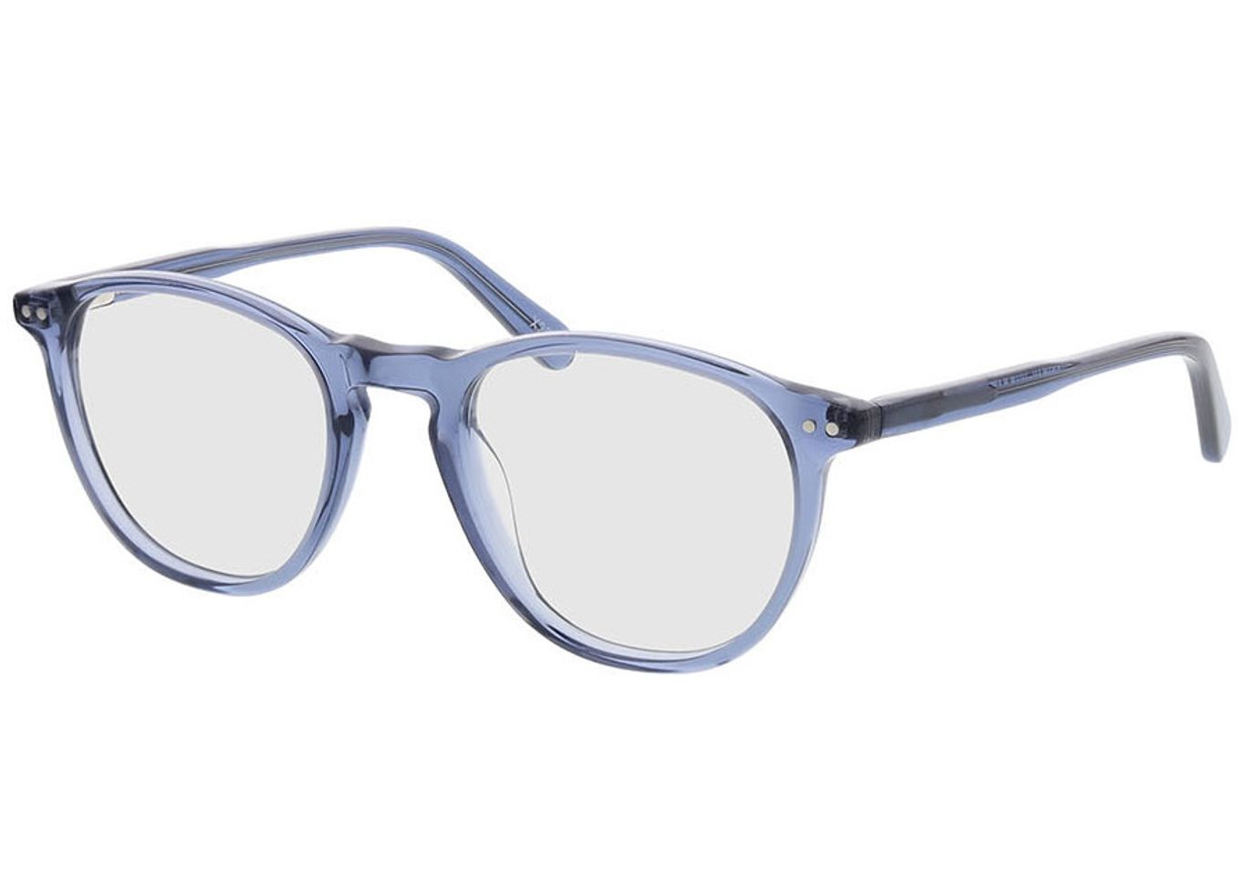 Alvin - blau Gleitsichtbrille, Vollrand, Rund von Brille24 Collection