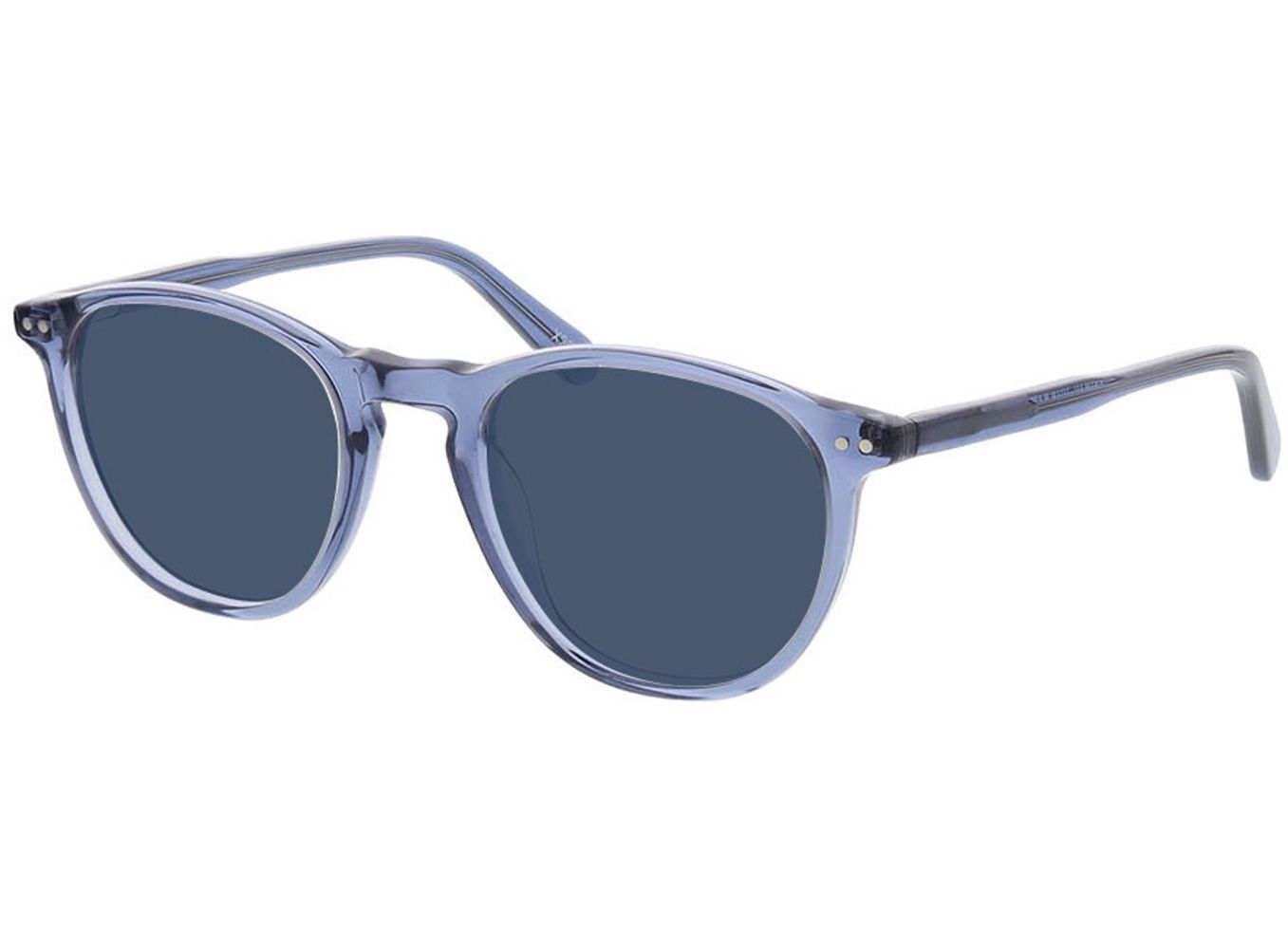 Alvin - blau Sonnenbrille mit Sehstärke, Vollrand, Rund von Brille24 Collection