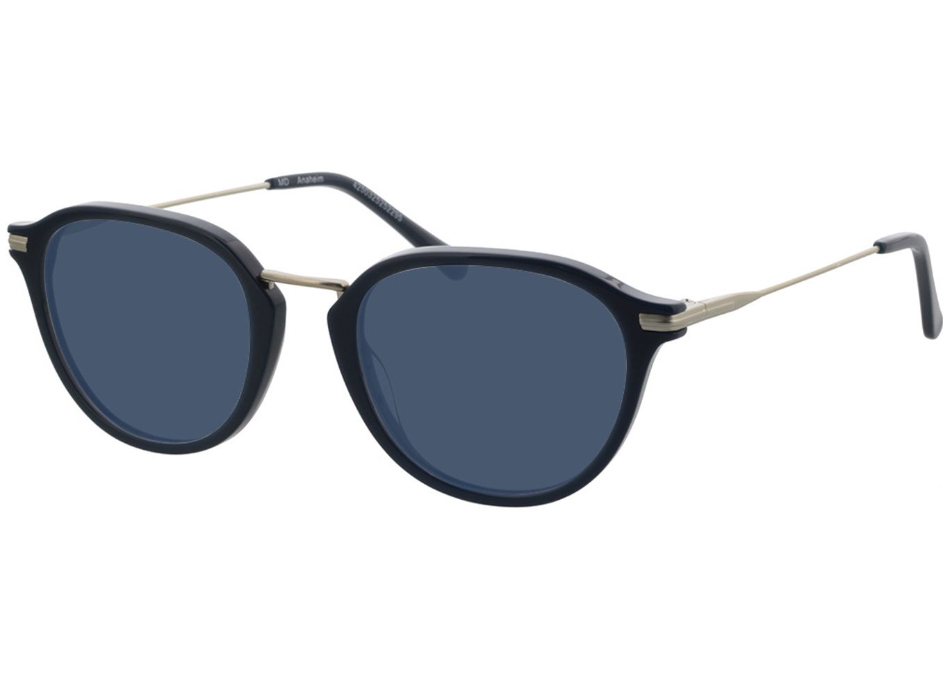 Anaheim - blau/silber Sonnenbrille ohne Sehstärke, Vollrand, Rund von Brille24 Collection