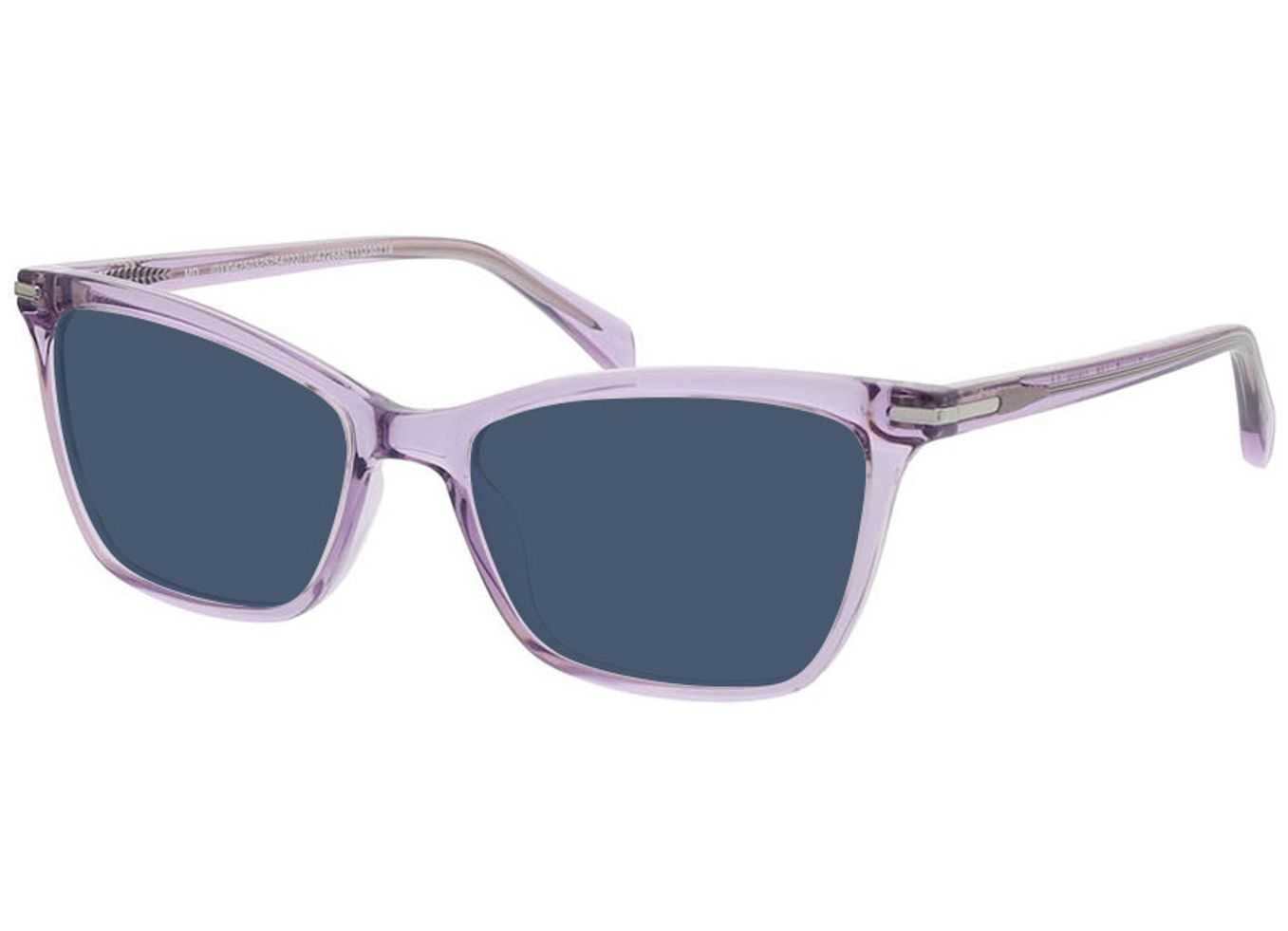 Aurora - flieder Sonnenbrille mit Sehstärke, Vollrand, Cateye von Brille24 Collection