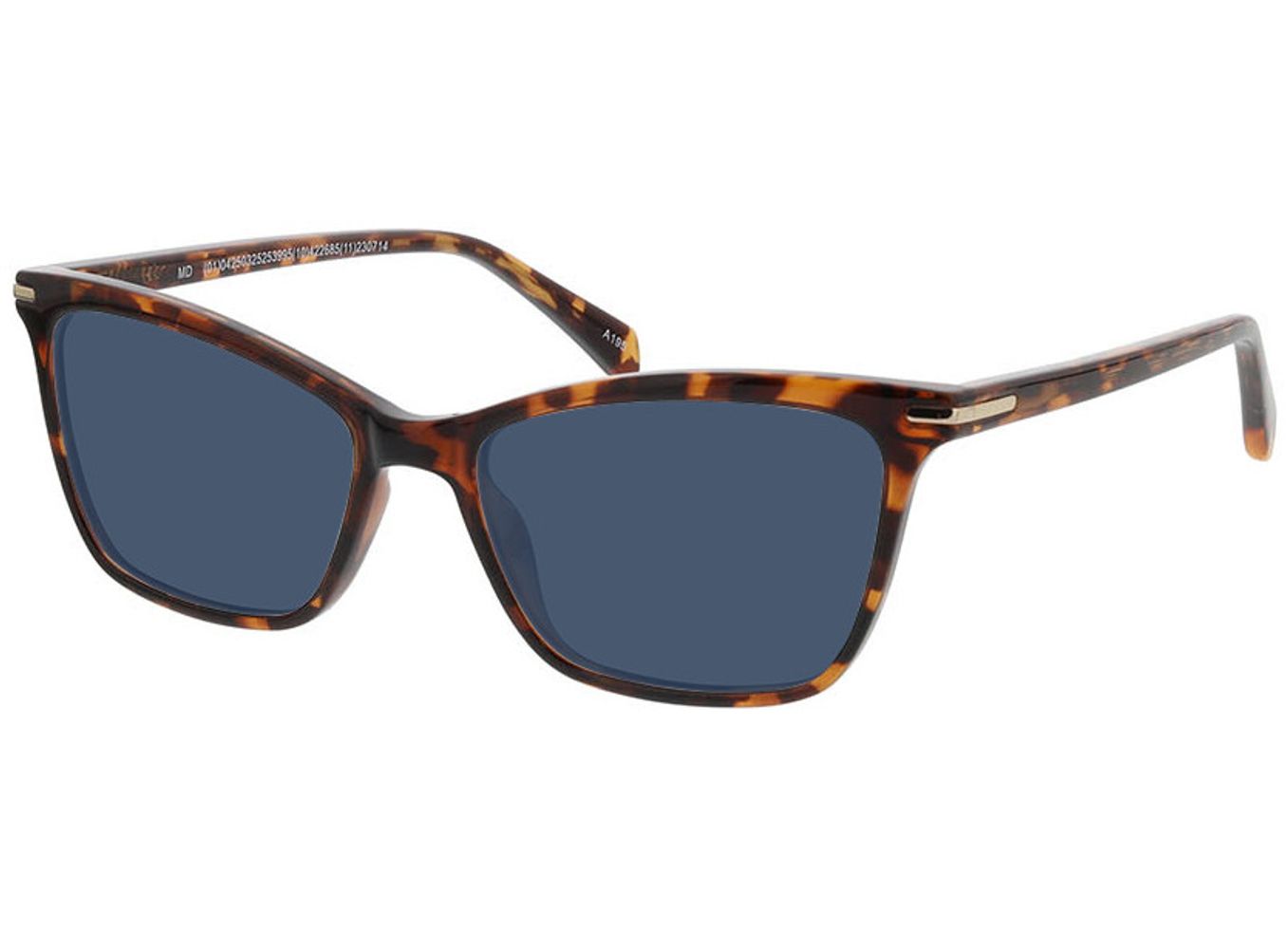 Aurora - havanna Sonnenbrille mit Sehstärke, Vollrand, Cateye von Brille24 Collection