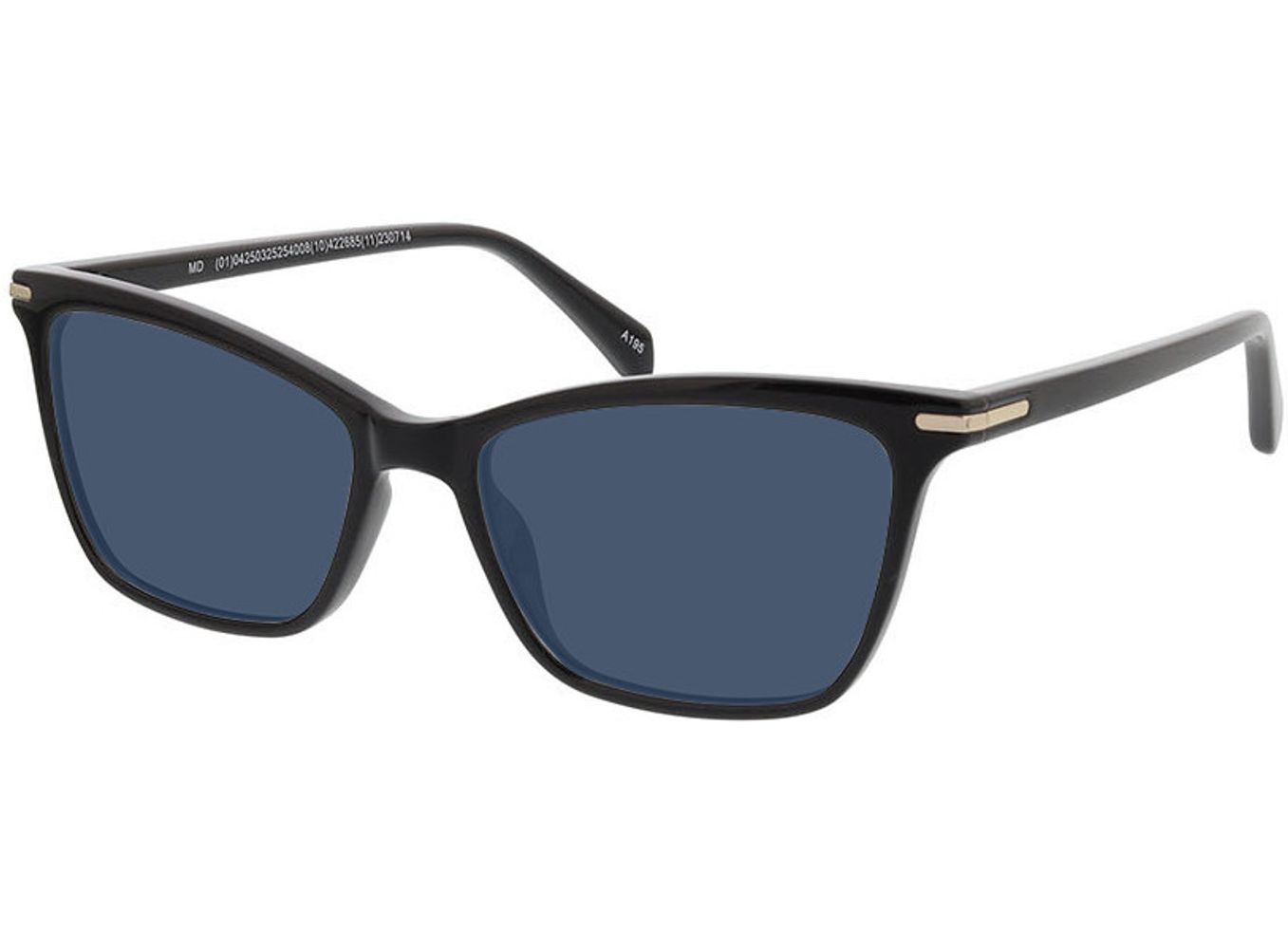 Aurora - schwarz Sonnenbrille ohne Sehstärke, Vollrand, Cateye von Brille24 Collection