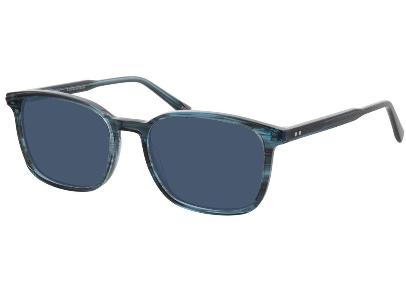 Barcelona - blau Sonnenbrille mit Sehstärke, Vollrand, Rechteckig von Brille24 Collection