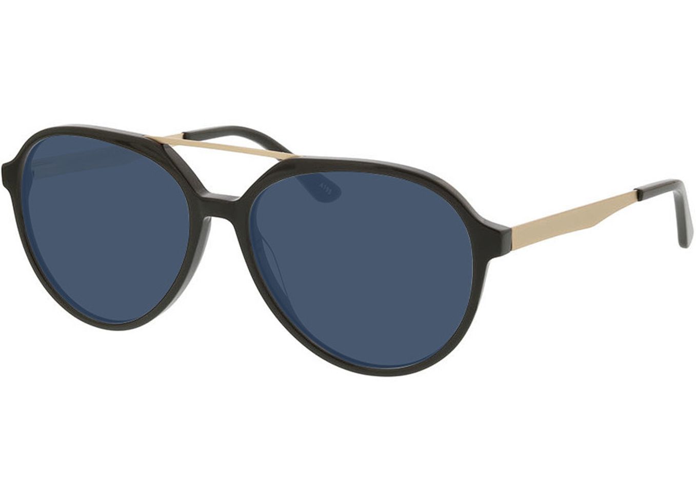 Belmont - khaki/matt gold Sonnenbrille ohne Sehstärke, Vollrand, Pilot von Brille24 Collection