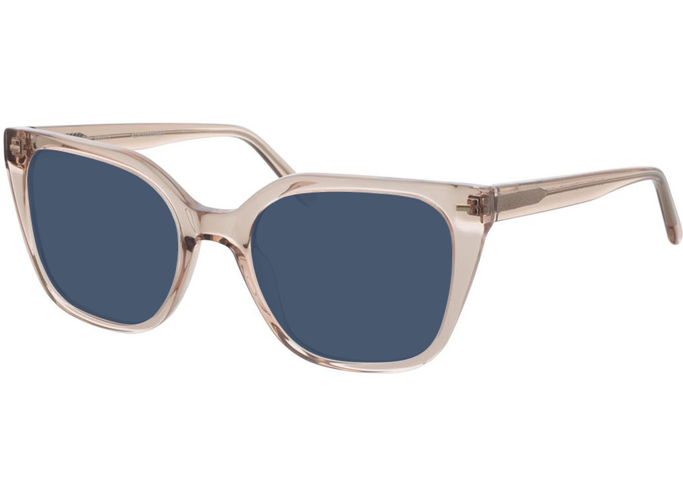 Beverly - beige Sonnenbrille mit Sehstärke, Vollrand, Cateye von Brille24 Collection