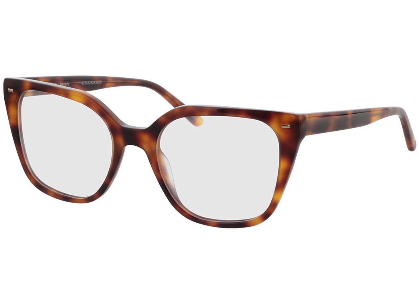 Beverly - havanna Gleitsichtbrille, Vollrand, Cateye von Brille24 Collection