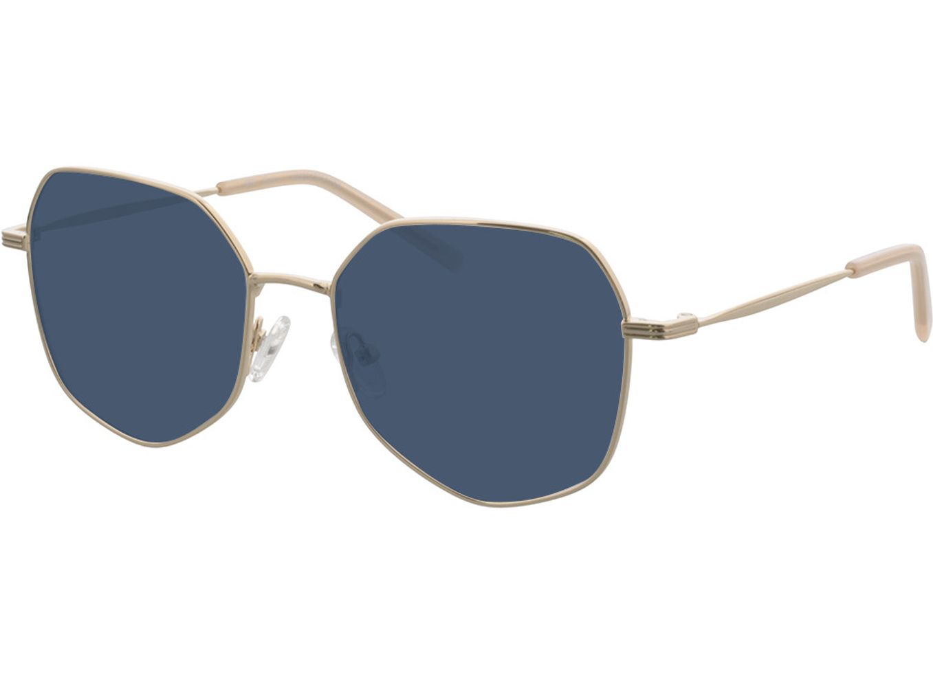 Blair - gold Sonnenbrille ohne Sehstärke, Vollrand, geometric von Brille24 Collection