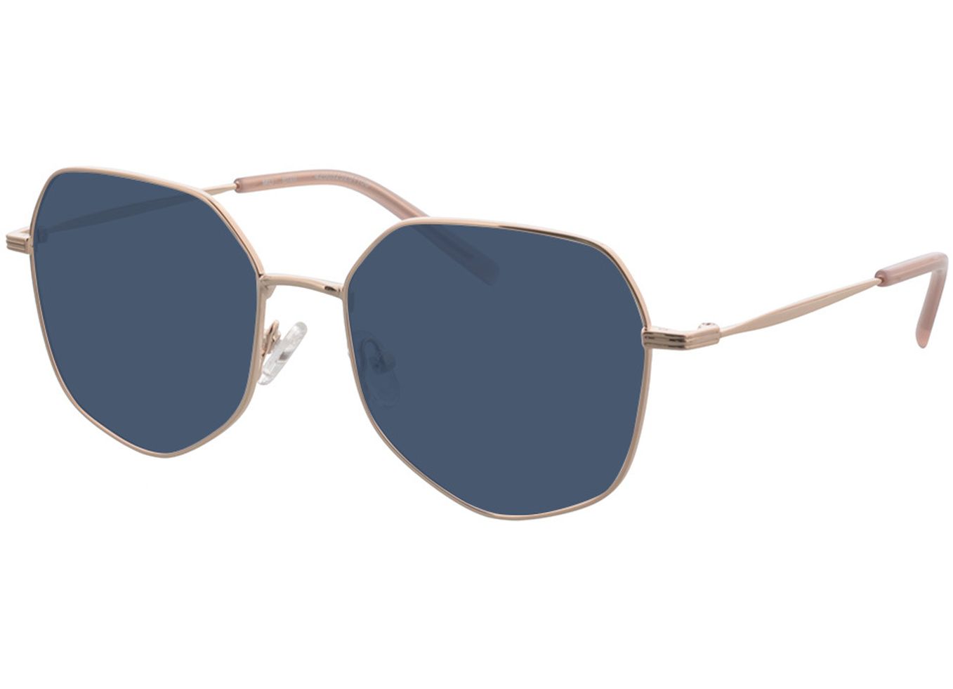 Blair - roségold Sonnenbrille mit Sehstärke, Vollrand, geometric von Brille24 Collection