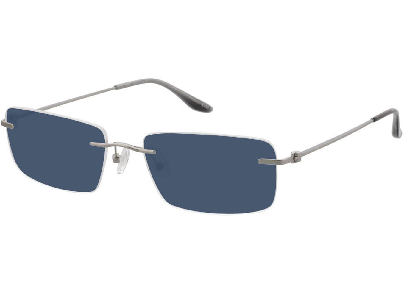 Brentwood - silber Sonnenbrille mit Sehstärke, Randlos, Rechteckig von Brille24 Collection