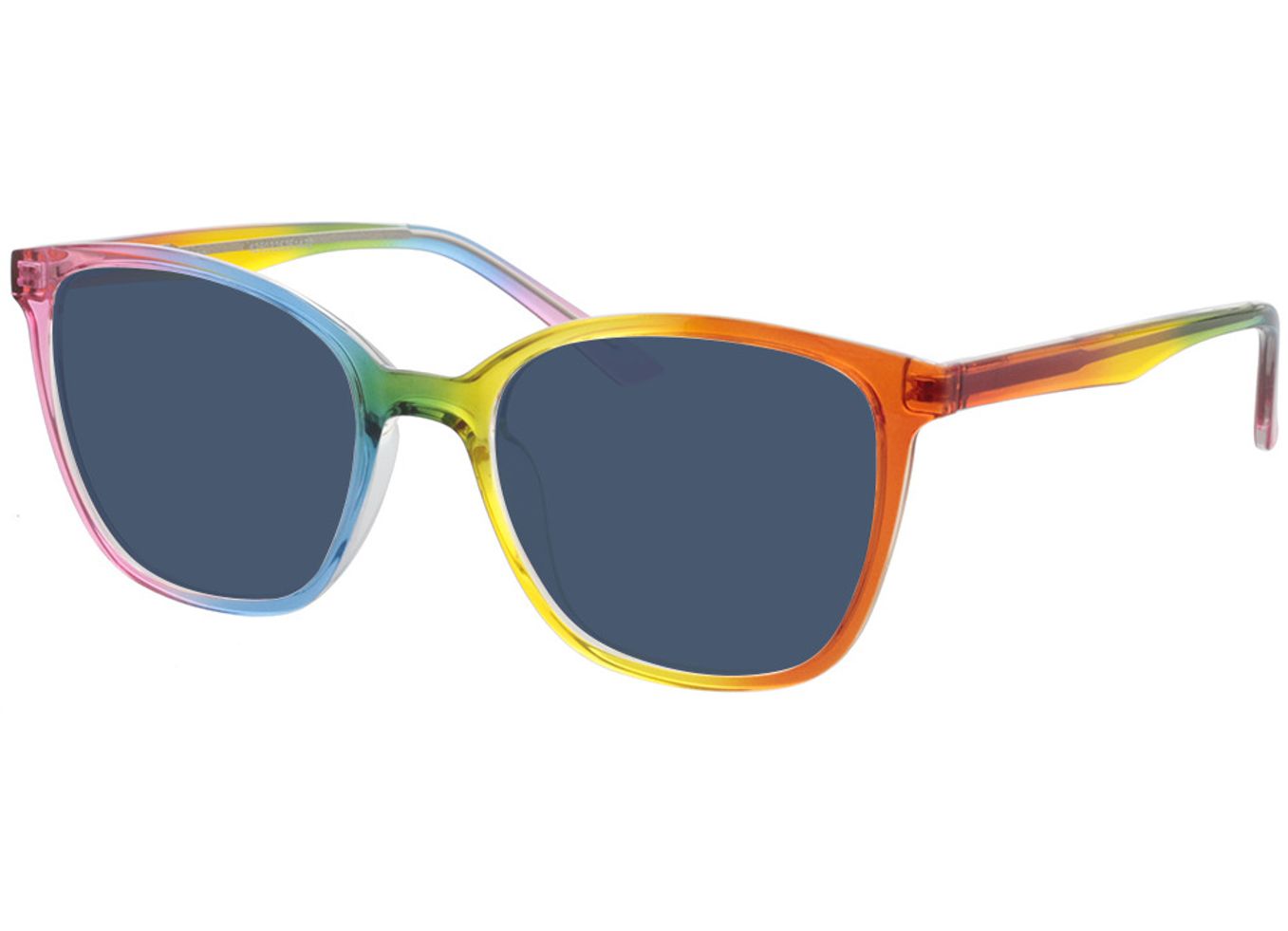 Burano - regenbogen Sonnenbrille ohne Sehstärke, Vollrand, Eckig von Brille24 Collection