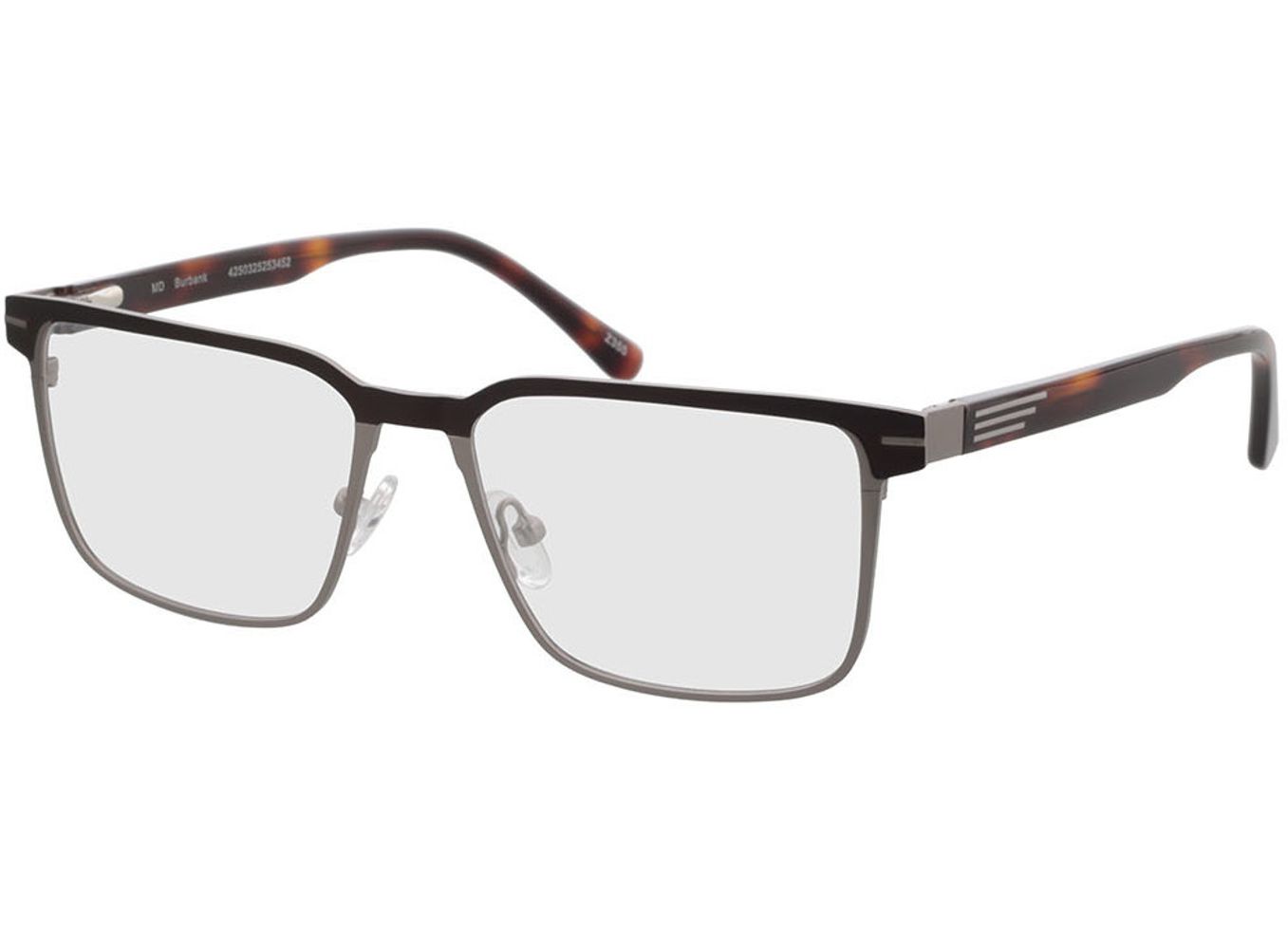 Burbank - braun Gleitsichtbrille, Vollrand, Rechteckig von Brille24 Collection