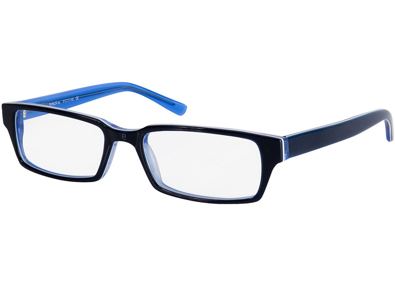 Capuno - dunkelblau/blau Arbeitsplatzbrille, Vollrand, Dünn von Brille24 Collection