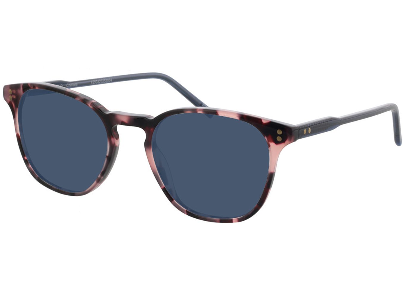 Chelsea - pink meliert Sonnenbrille ohne Sehstärke, Vollrand, Eckig von Brille24 Collection