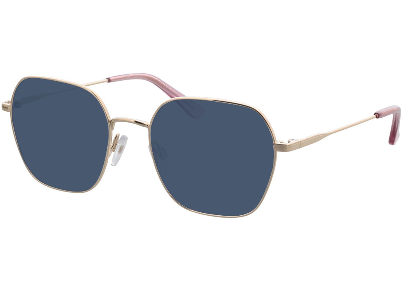 Claire - gold Sonnenbrille mit Sehstärke, Vollrand, geometric von Brille24 Collection